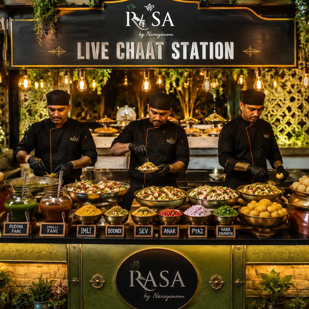 Live Chaat Counter — Rasa by Narayanam