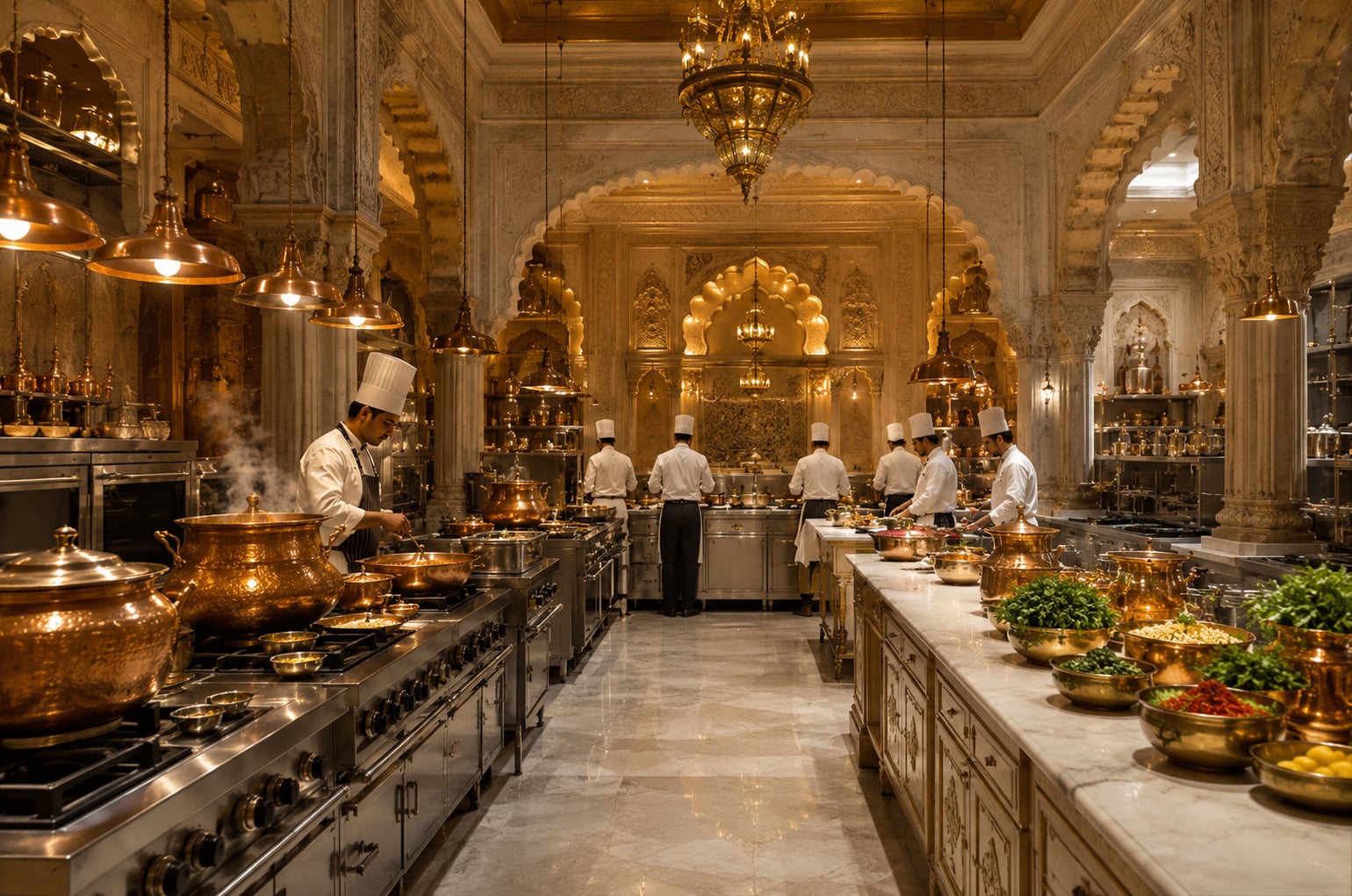 A hygienic kitchen